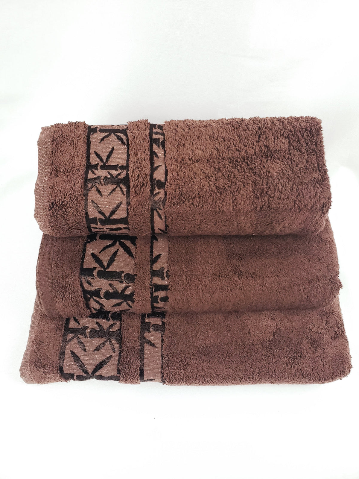 Brown Bath Towel Set - Thick Premium Quality