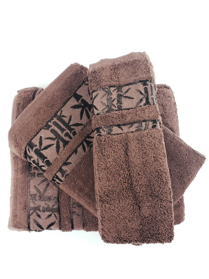 Brown Bath Towel Set - Thick Premium Quality