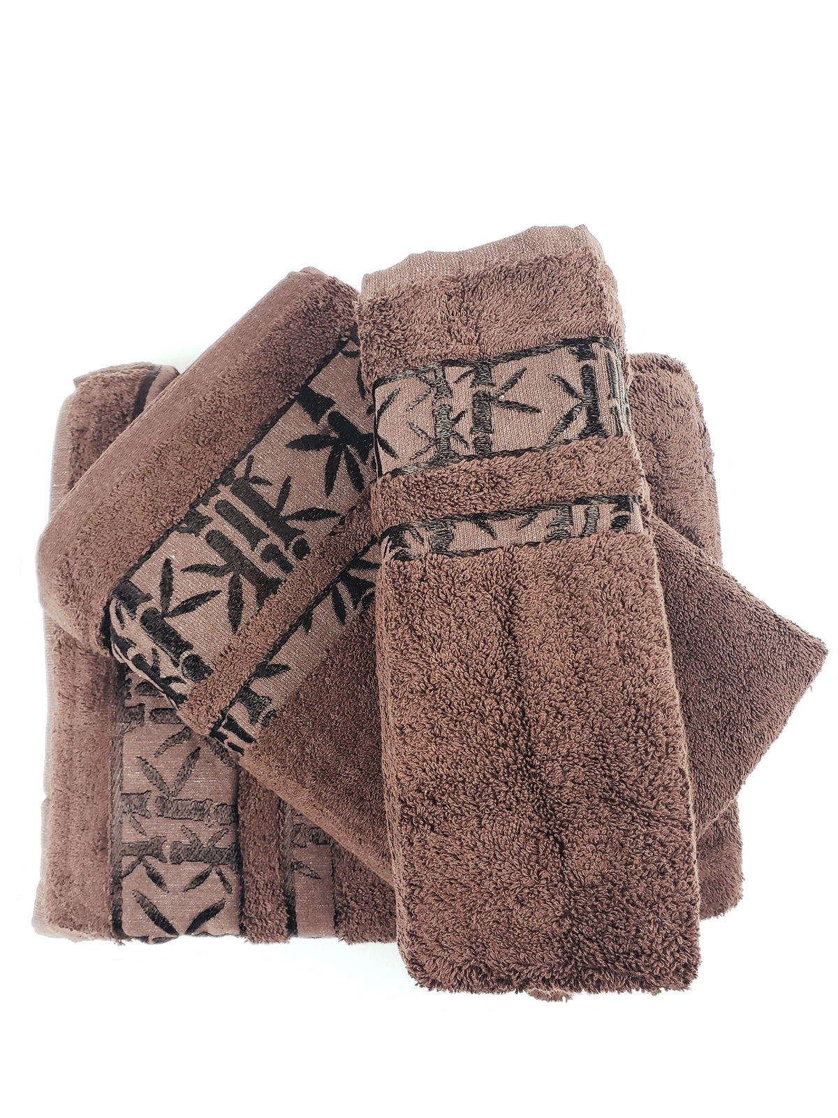 Brown Bath Towel Set - Thick Premium Quality