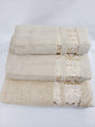 Beige Bath Towel Set - Thick Premium Quality