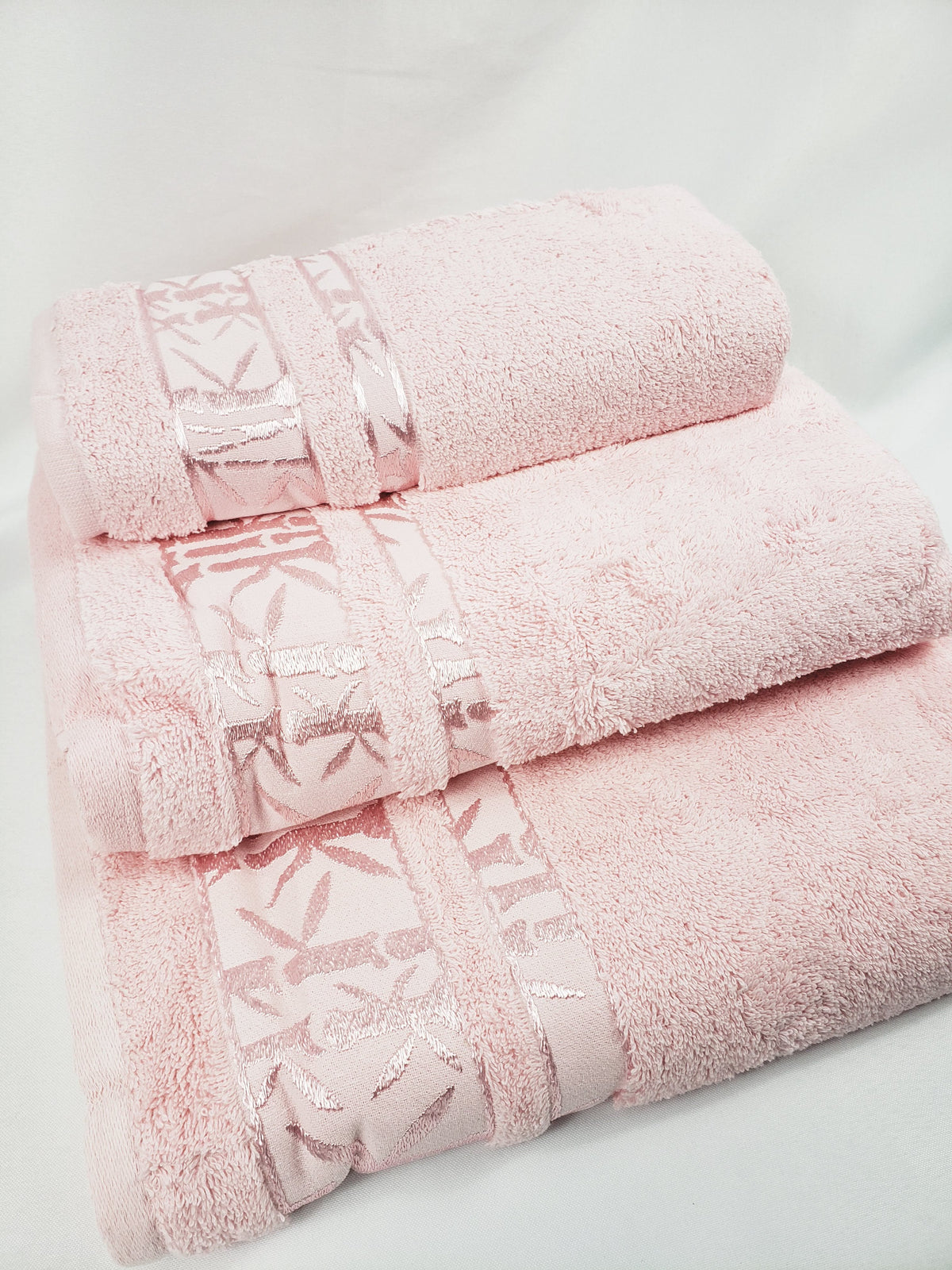 Juego de Toallas de Baño Rosa - Gruesas Calidad Premium