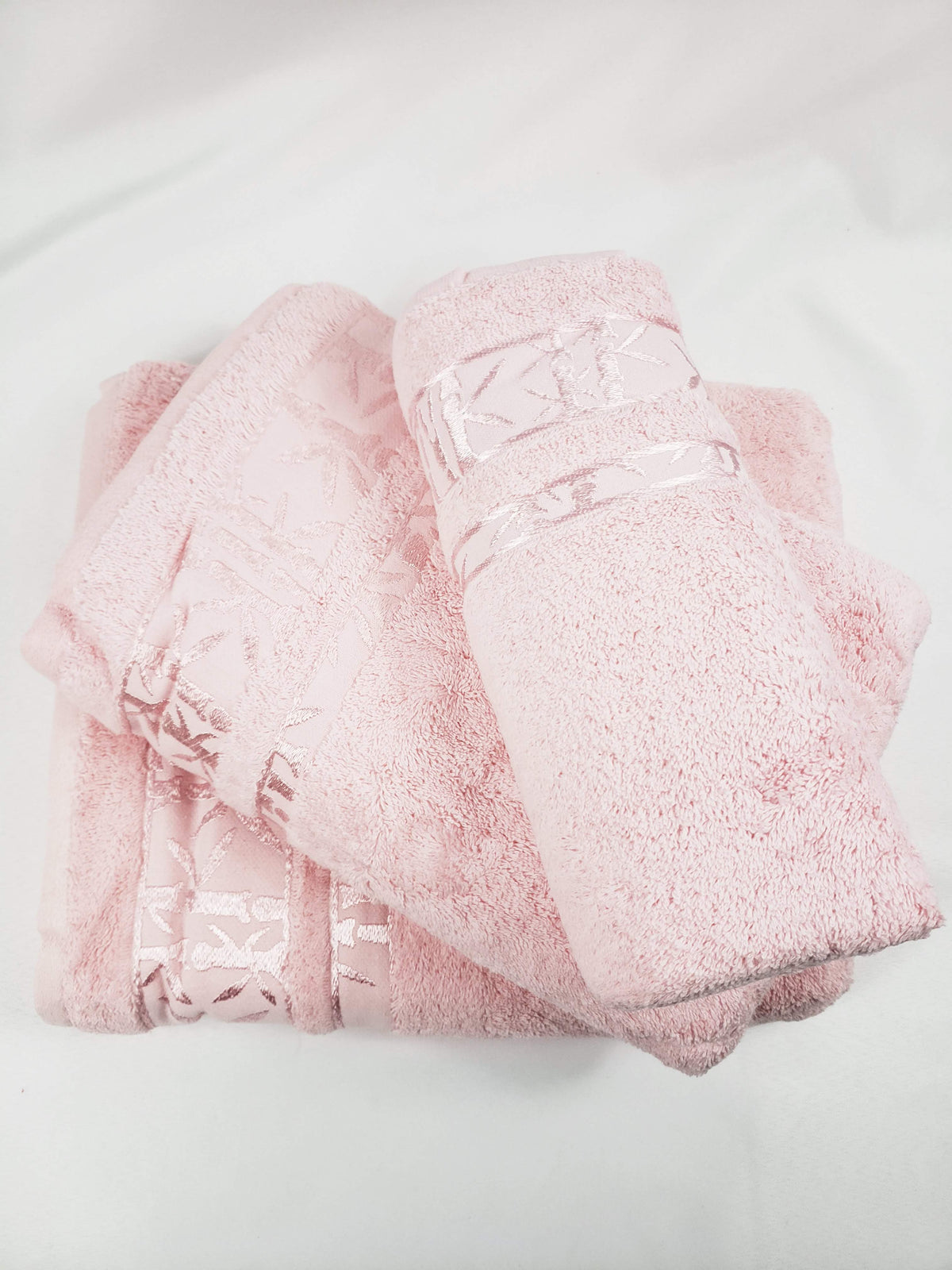 Juego de Toallas de Baño Rosa - Gruesas Calidad Premium