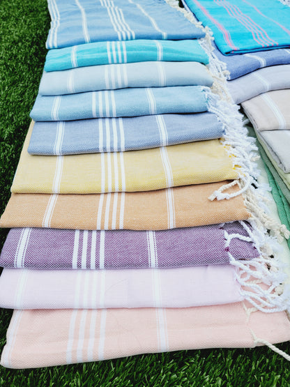 Serviette légère à séchage rapide, serviette turque authentique – grise