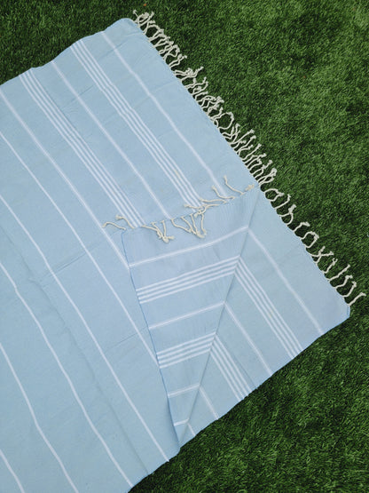 Serviette facile à transporter à séchage rapide 70 × 36 – bleu glacier