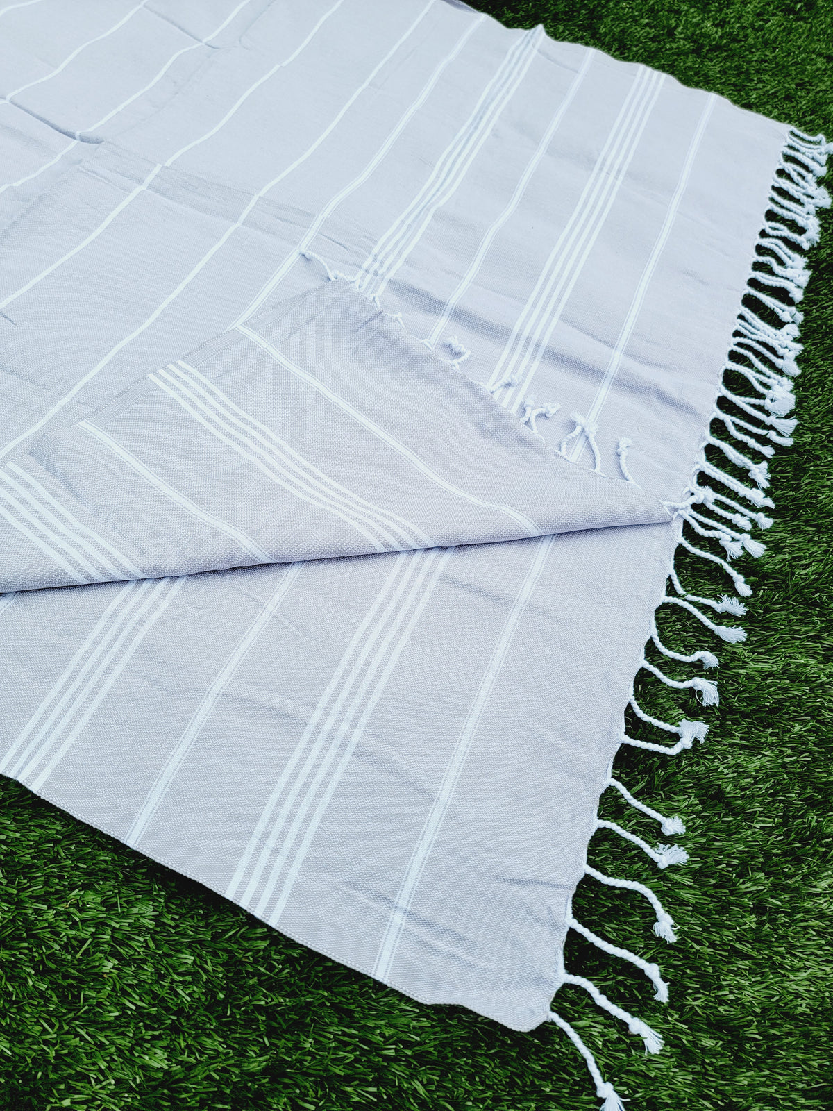 Serviette légère à séchage rapide, serviette turque authentique – grise
