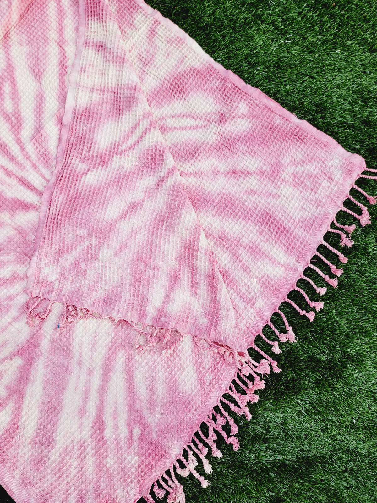 100% Cotton Throw 40 x 70 Hand Tie Dye Lightweight Home Decor