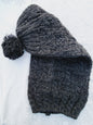Beanie, Long Winter Hat with Ponpon