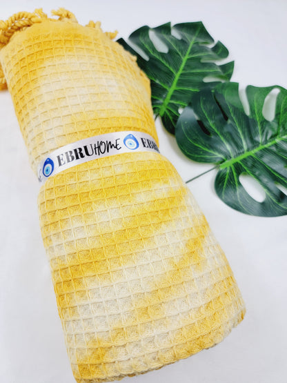 100% Cotton Throw 40 x 70 Hand Tie Dye Lightweight Home Decor