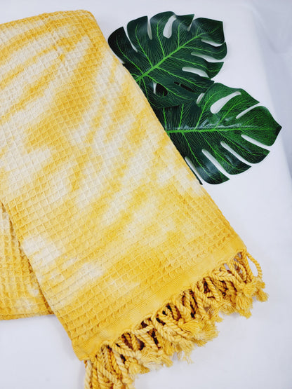 100% Cotton Throw 40 x 70 Hand Tie Dye Lightweight Home Decor