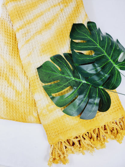 100% Cotton Throw 40 x 70 Hand Tie Dye Lightweight Home Decor
