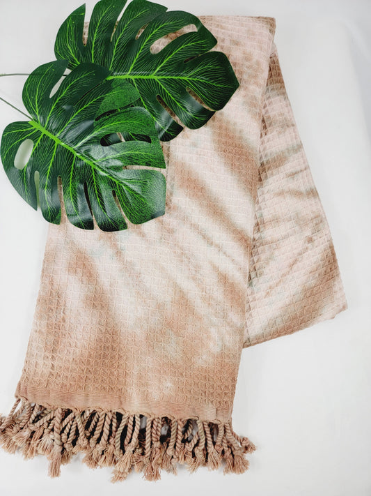 100% Cotton Throw 40 x 70 Hand Tie Dye Lightweight Home Decor