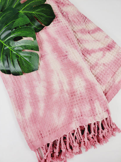 100% Cotton Throw 40 x 70 Hand Tie Dye Lightweight Home Decor