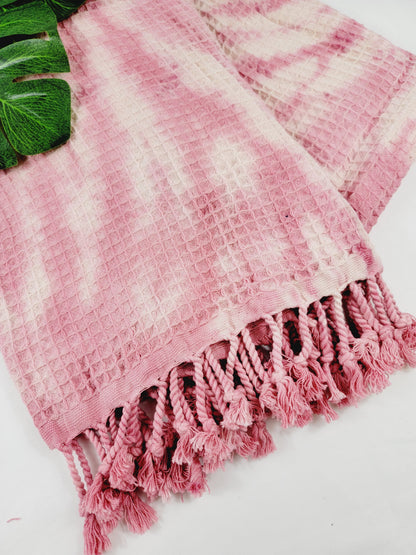 100% Cotton Throw 40 x 70 Hand Tie Dye Lightweight Home Decor