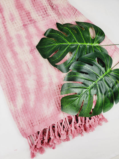 100% Cotton Throw 40 x 70 Hand Tie Dye Lightweight Home Decor