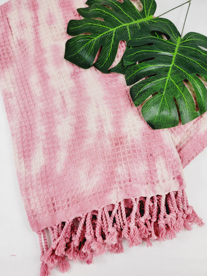 100% Cotton Throw 40 x 70 Hand Tie Dye Lightweight Home Decor