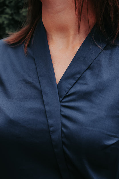 WRAPPED DRESS WIDE OPEN SLEEVES - EEBRU