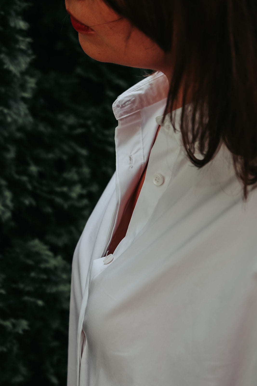 COTTON SHIRT DRESS SHORT SLEEVED - EEBRU