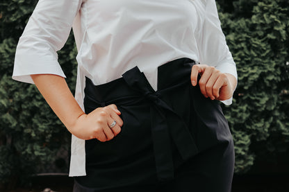 BLOUSE WITH SHORT FRONT 3/4 SLEEVE - EEBRU