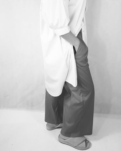 COTTON SHIRT DRESS SHORT SLEEVED - EEBRU