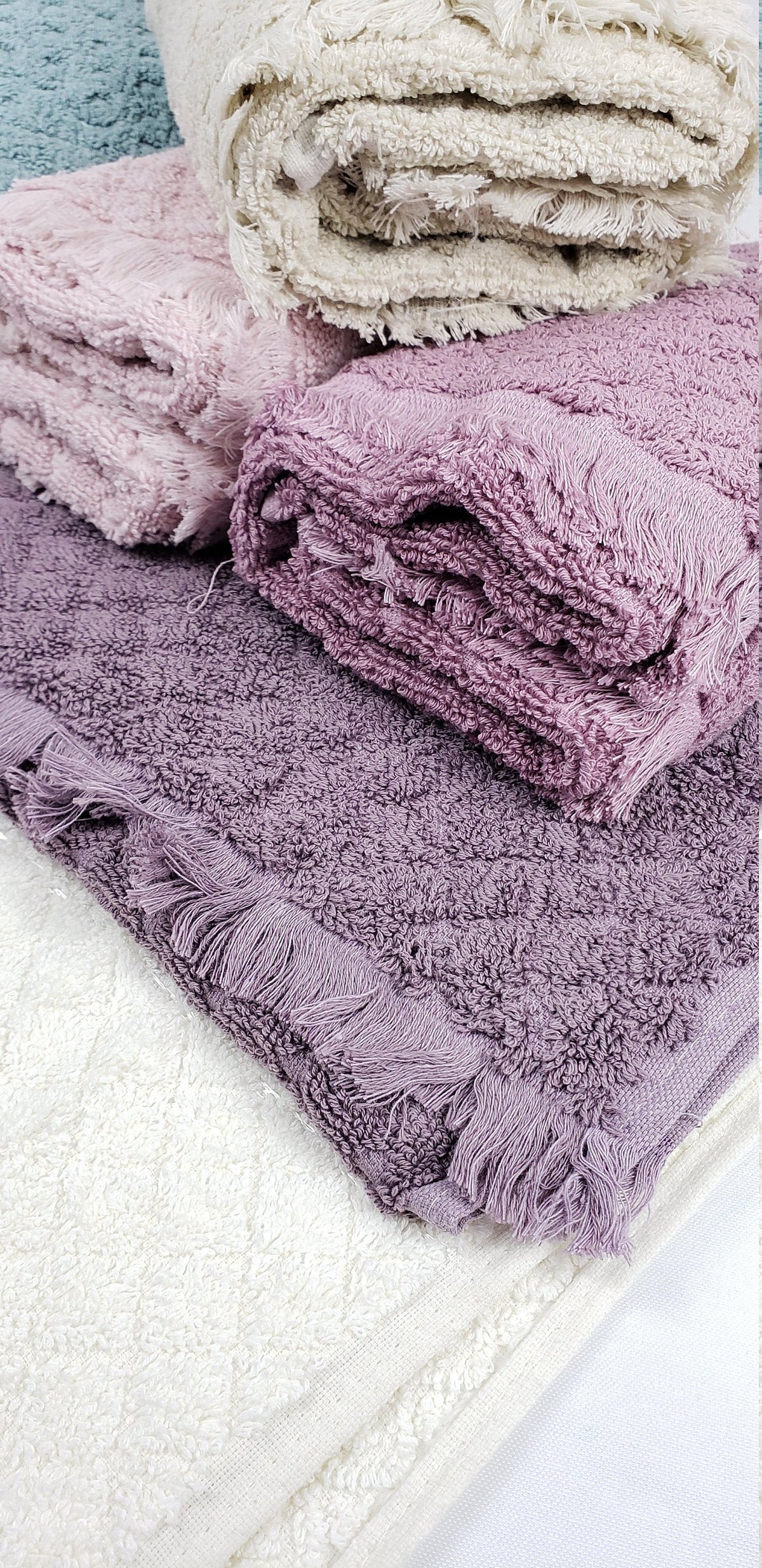 BATH TOWEL, BATH SHEET AND HAND TOWELS
