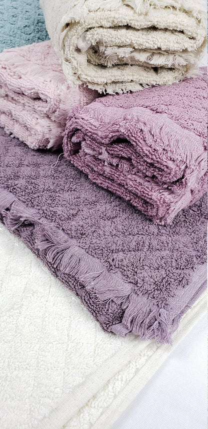 BATH TOWEL, BATH SHEET AND HAND TOWELS