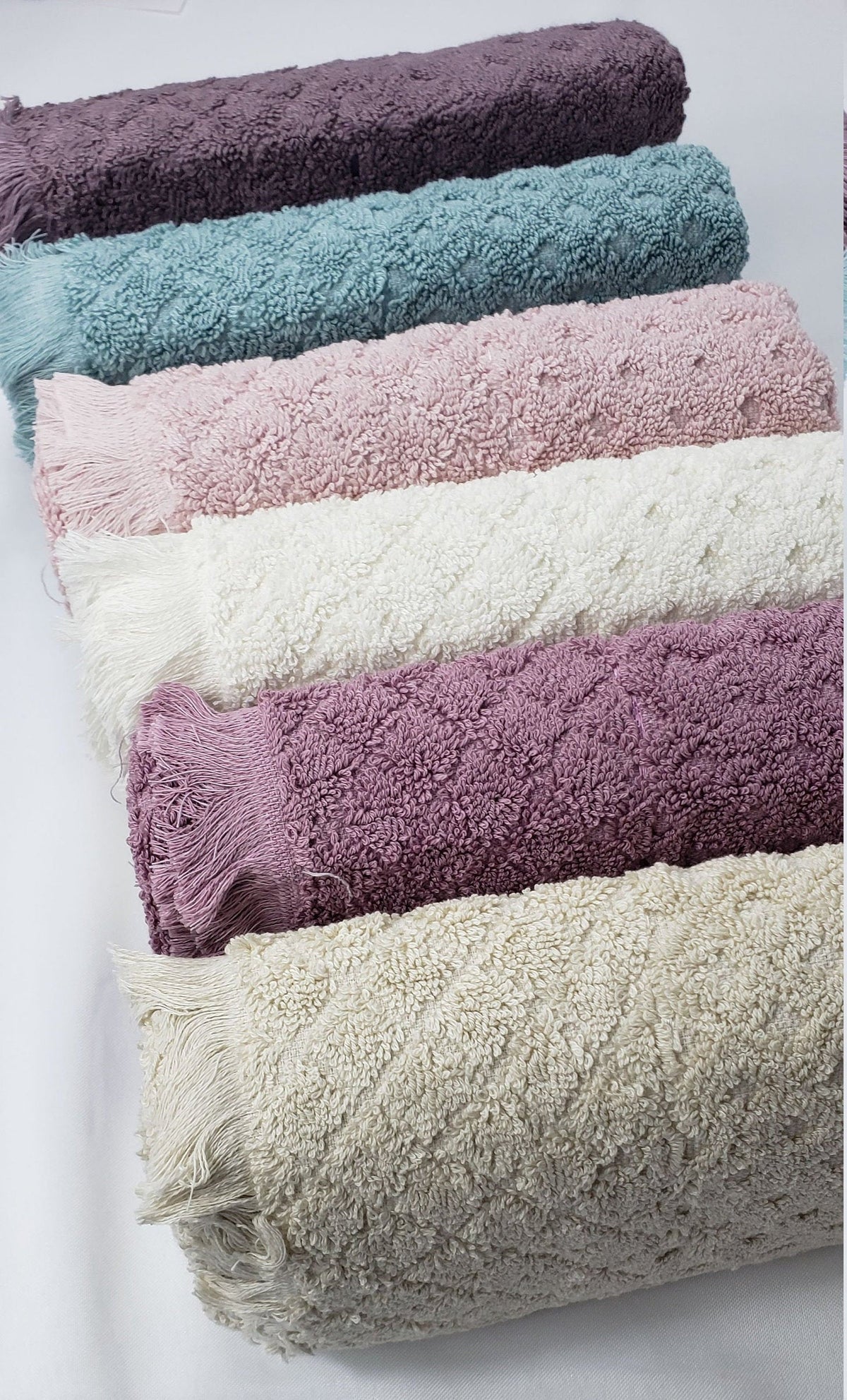 BATH TOWEL, BATH SHEET AND HAND TOWELS